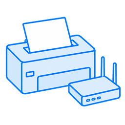 Printer and network router AMC